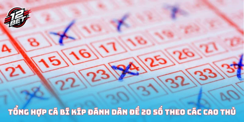 Dàn Đề 20 Số - Cẩm Nang Hướng Dẫn Tân thủ Nhập Môn 2025 5 Tổng hợp cá bí kíp đánh dàn đề 20 số theo các cao thủ